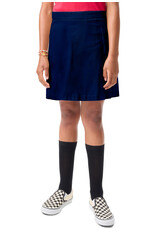 Classroom 55272A-Girls Stretch Double Pleated Scooter-NAVY(7-16)