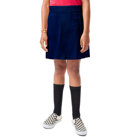 Classroom 55272A-Girls Stretch Double Pleated Scooter-NAVY(7-16)