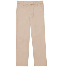 Classroom CR003H - Boys Husky Flat Front Pant in Khaki (8H-20H)