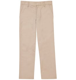 Classroom CR003H-Classroom Boys Husky Flat Front Pants- KHAKI(10H-20H)