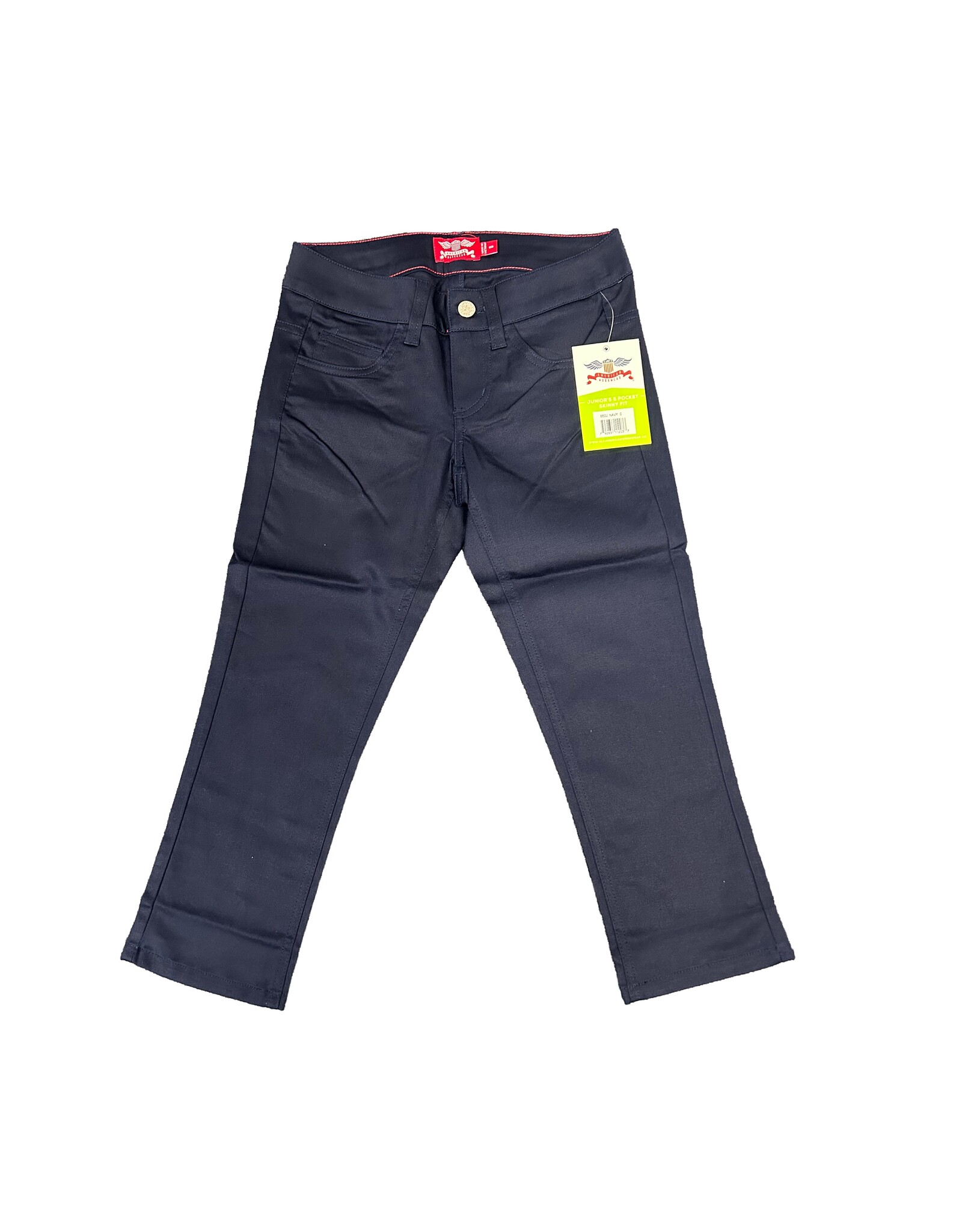 American Workwear 660J American Workwear Jr. D.NAVY Skinny Capris