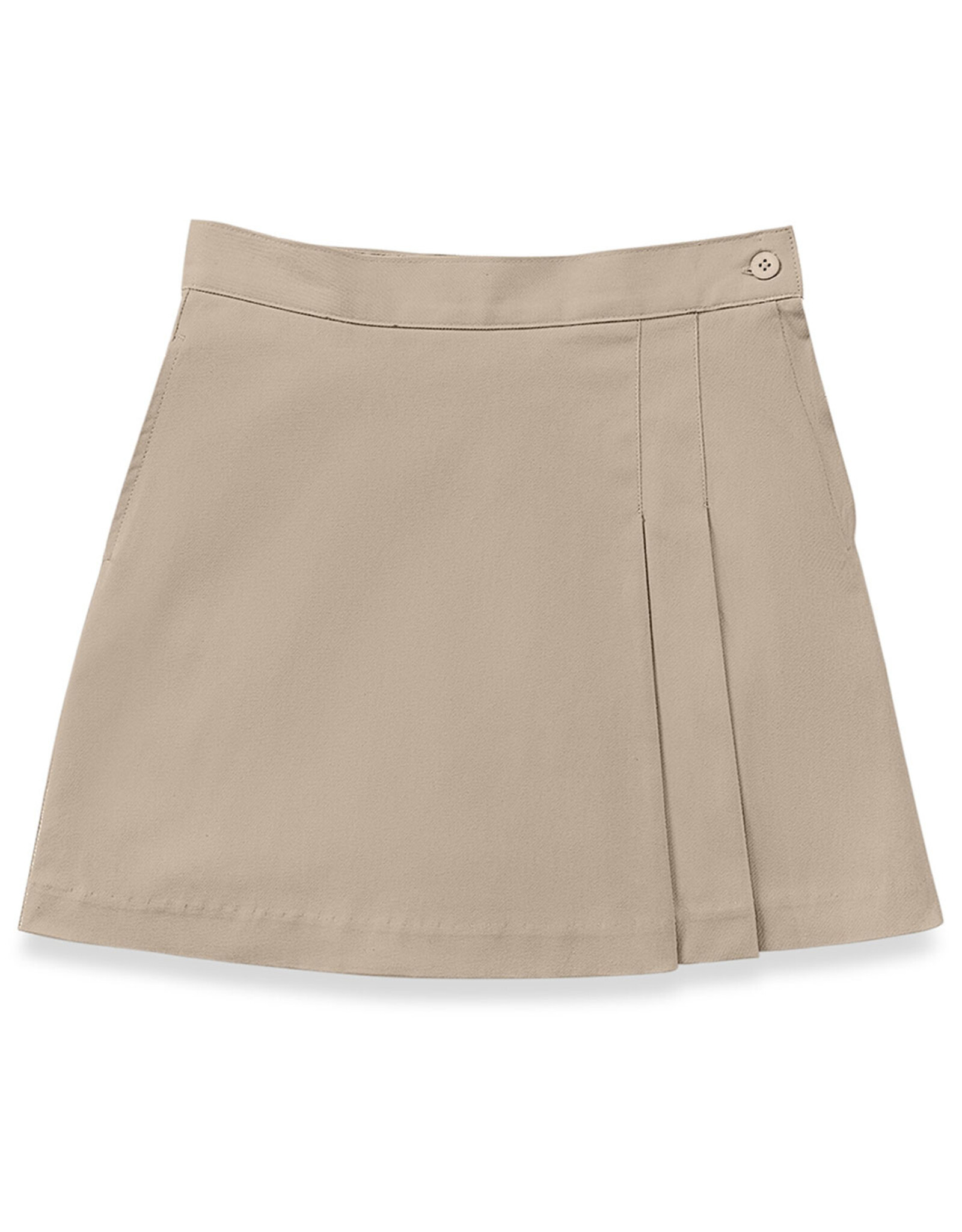 Classroom 55272A-Girls Stretch Double Pleated Scooter-KHAKI(7-16)