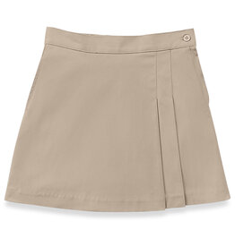 Classroom 55271A-Girls Stretch Double Pleated Scooter-KHAKI(4-6X)