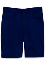 Classroom 52073AZ-Girls Husky Stretch Shorts-Dark Navy