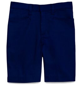 Classroom 52073AZ-Classroom Girls Husky Stretch Shorts-NAVY(8H-20H)