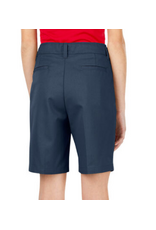 Dickies KR070 Dickies Girls' D.NAVY Slim Fit Plus Size Shorts