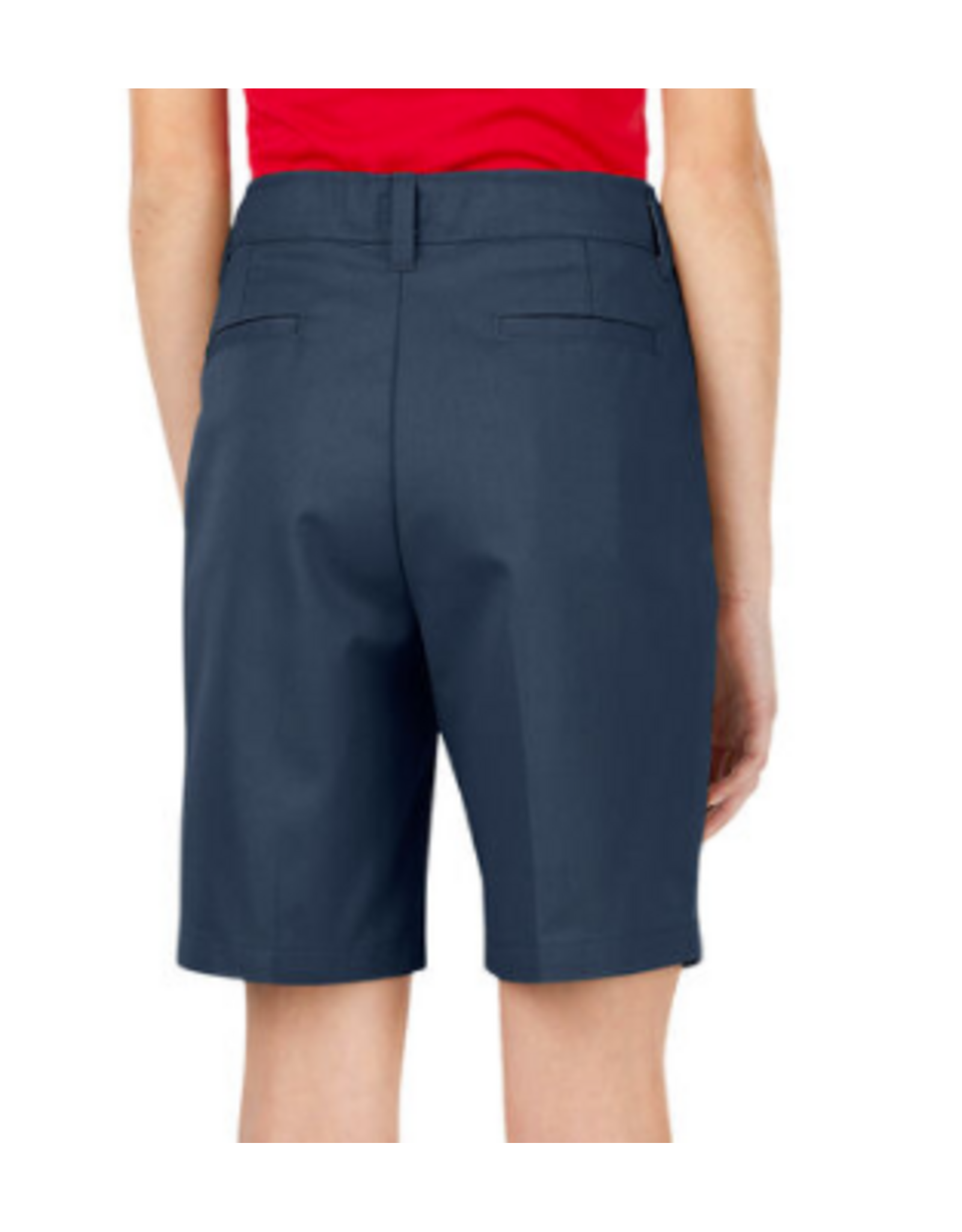 Dickies KR070 Dickies Girls' D.NAVY Slim Fit Plus Size Shorts