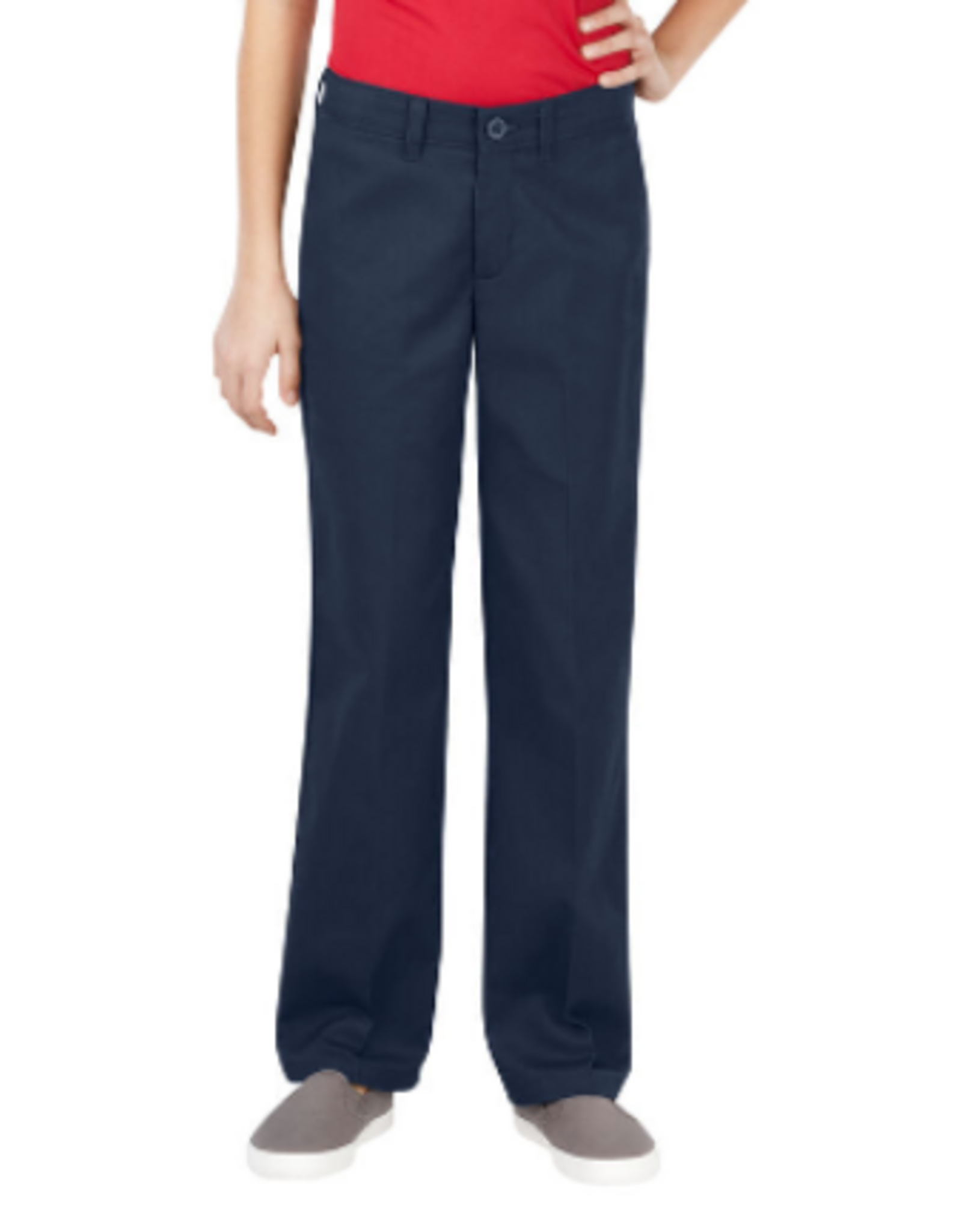 Dickies KP570-Dickies Girls Flat Front Pants-NAVY(4-7)