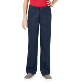 Dickies KP570-Dickies Girls Flat Front Pants-NAVY(4-7)
