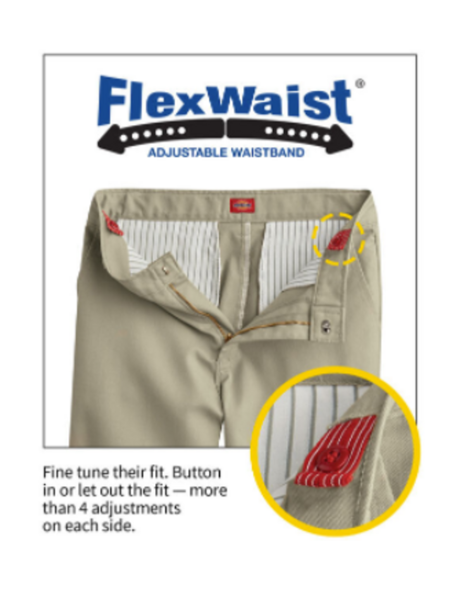 Dickies KP570-Dickies Girls Flat Front Pants(4-7)