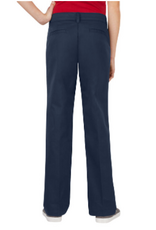 Dickies KP570-Dickies Girls Flat Front Pants-NAVY(4-7)