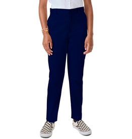 Classroom CR101Y-Classroom Girls Flat Front Pants- Navy