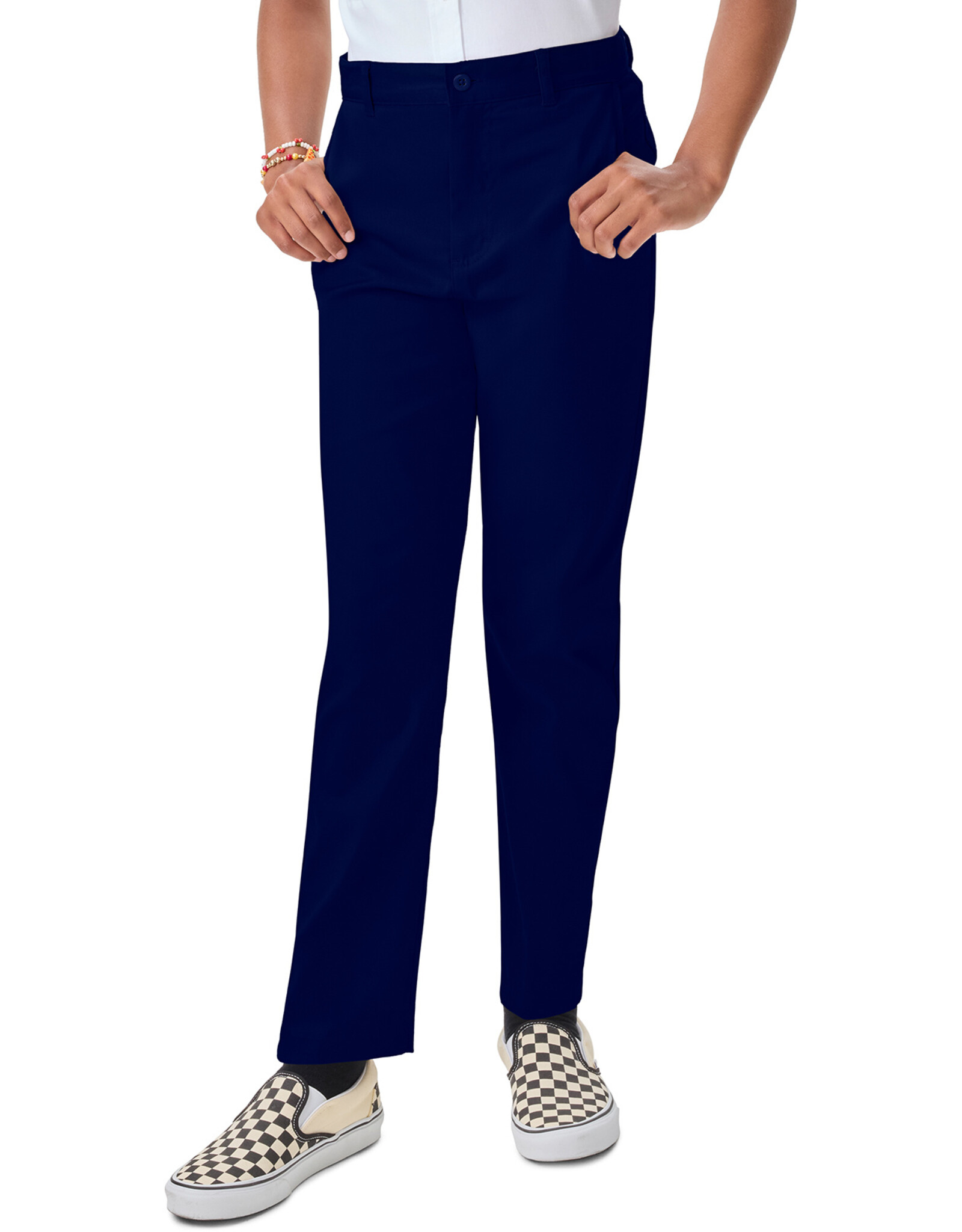 Classroom CR101X-Classroom Jr Flat Front Pants- NAVY(1/2-21/22)
