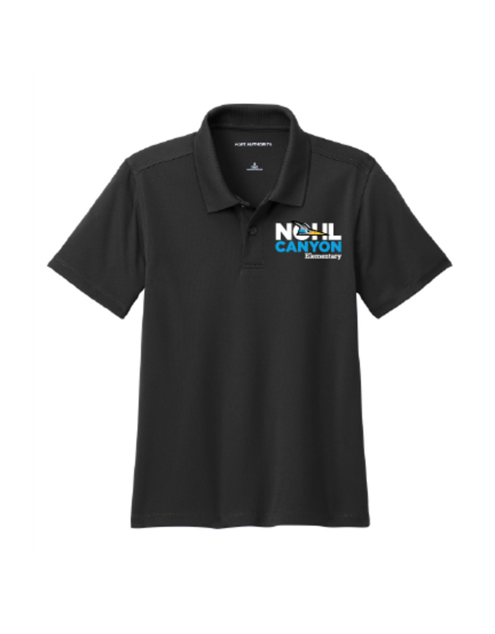 Port Authority Nohl Canyon Unisex BLACK UV Micro-Mesh Polo *NEW*