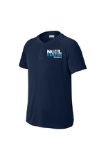 Sport Tek Nohl Canyon Unisex NAVY 2-Button Henley *NEW*