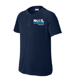 Sport Tek Nohl Canyon Unisex NAVY 2-Button Henley *NEW*