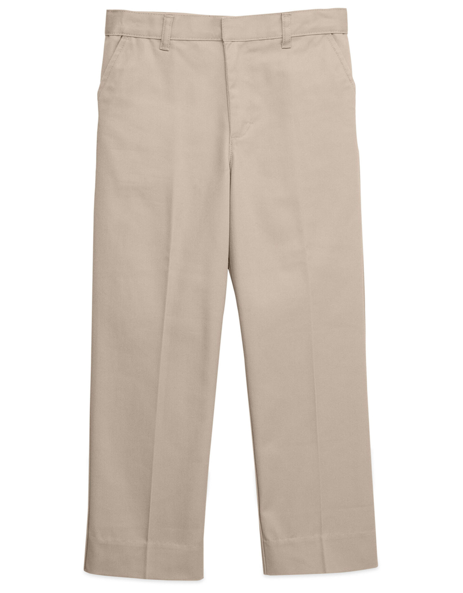 Classroom CR032Y-Classroom Boys Flat Front Pants-Khaki (8-16)