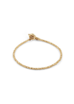 M COHEN Cornerless Mini Bead Gold bracelet