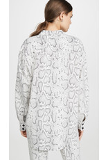 Pam & Gela Pam & Gela Snake Print Oversized shirt