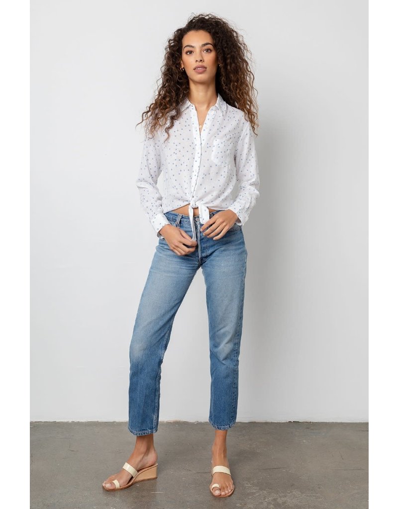 knotted button down shirt