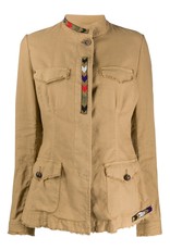 Bazar Deluxe Bazar Deluxe Military Jacket with Beading