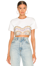 hHayley Menzies Hayley Menzies Conchita Embellished Cropped T-Shirt
