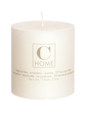 3x3 Pillar Candle in Ivory