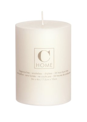 3x4 Pillar Candle in Ivory
