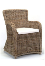 Bacon Basketware Ltd PRE-ORDER Falia Arm Chair with Cushion