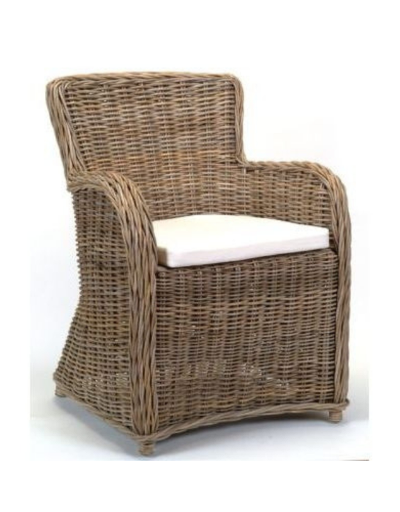 Bacon Basketware Ltd PRE-ORDER Falia Arm Chair with Cushion