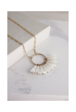 Lover's Tempo Confetti Necklace in White by Lover's Tempo