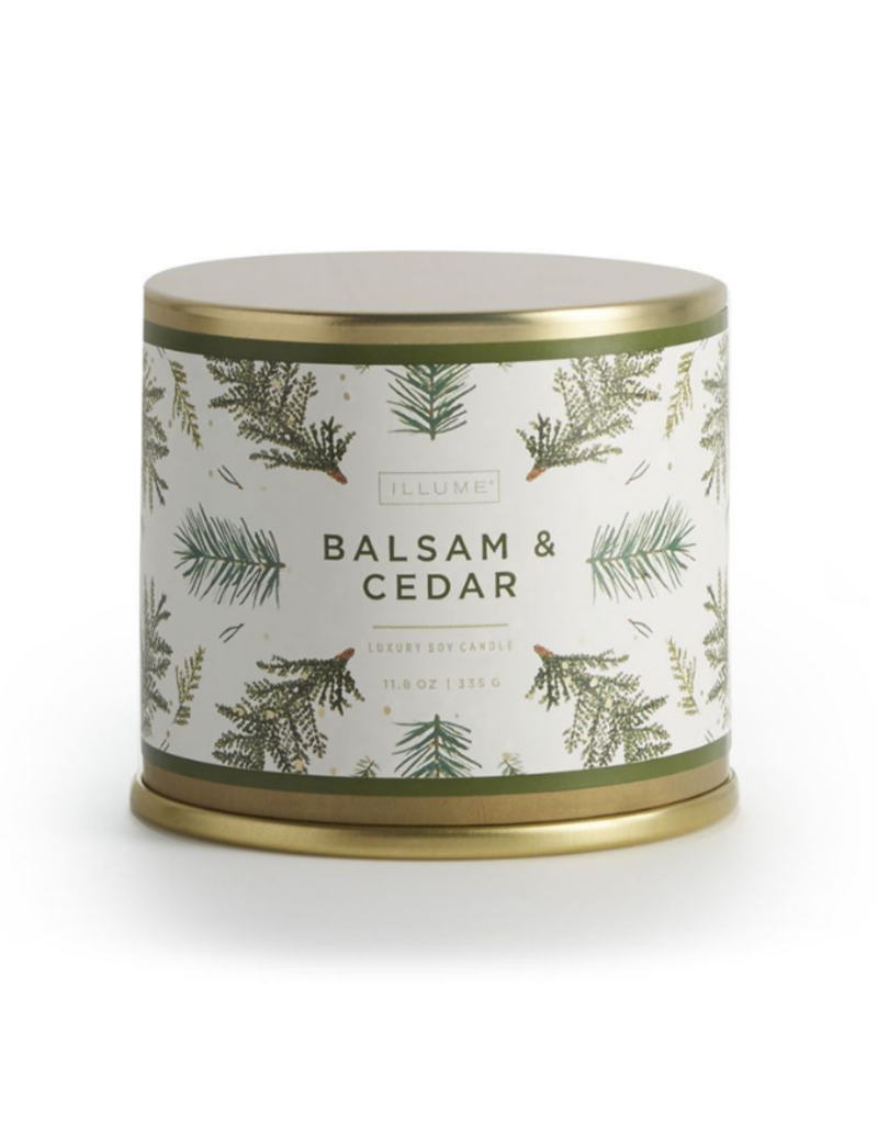 Illume Balsam &  Cedar Large Tin