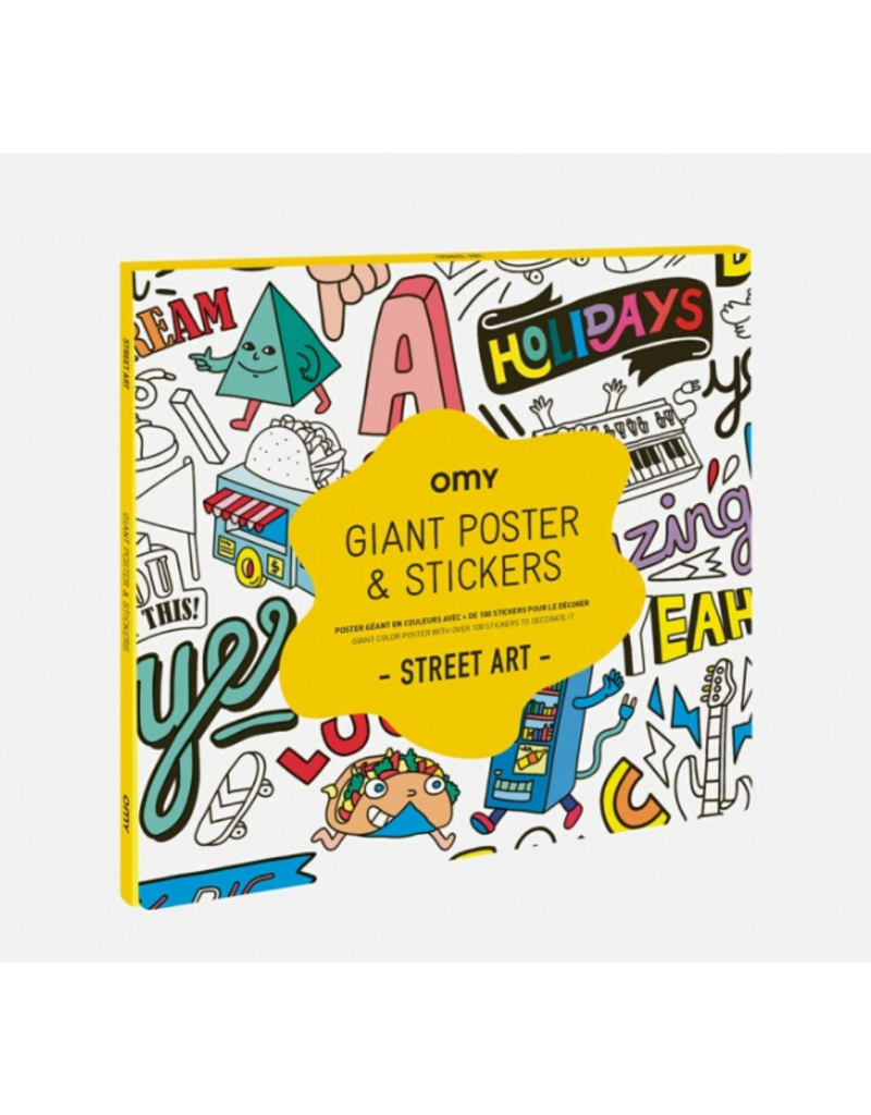 Omy Street Art Sticker Poster The Art Of Home