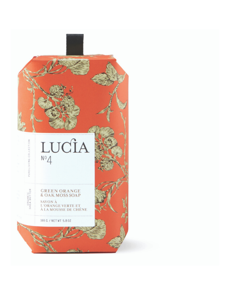 Lucia Lucia Bar Soap Green Orange & Oak Moss