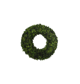 18" Boxwood Wreath Round Large