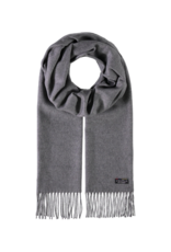 v. Fraas Solid Cashmink Scarf in Mid Grey by Fraas