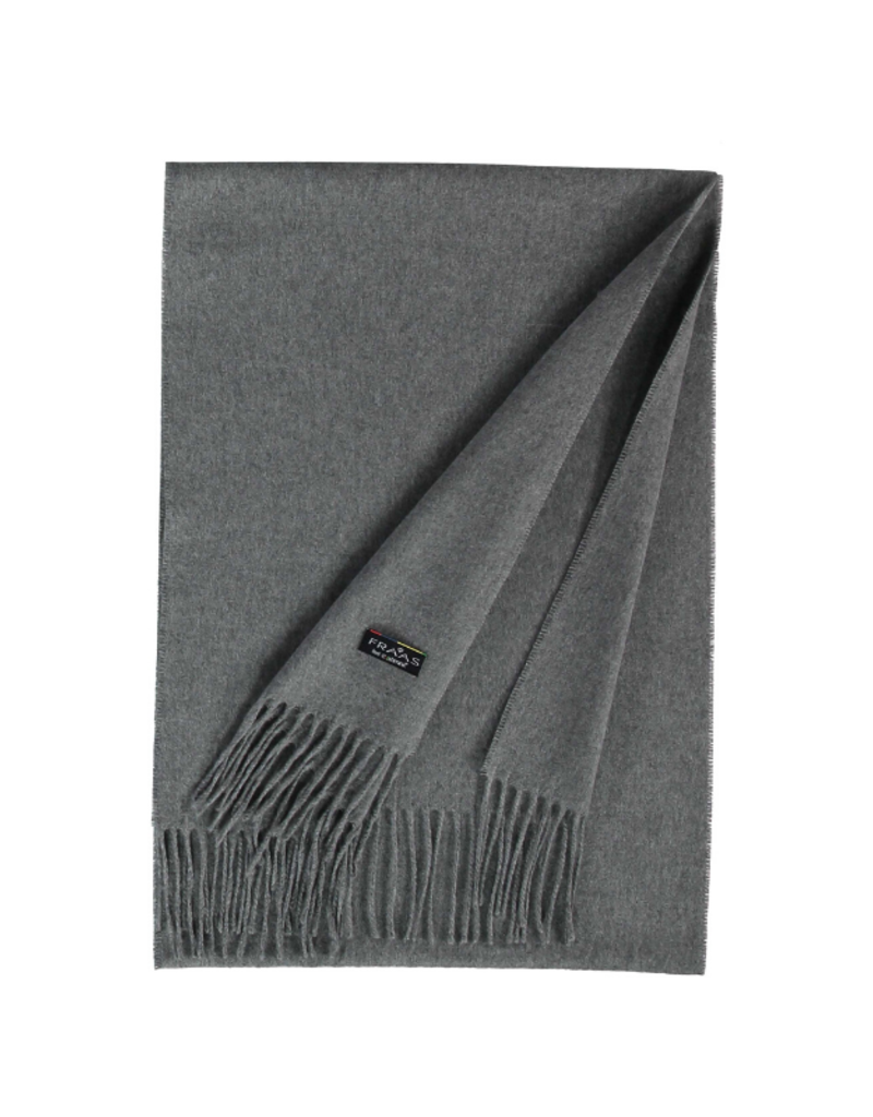 Solid Cashmink Scarf in Mid Grey by Fraas