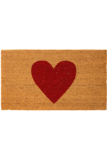 Indaba Trading Red Heart Doormat