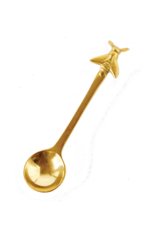 Creative Co-Op Brass Spoon with Bee