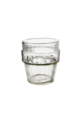 Indaba Trading "Wine" Drinking Glass
