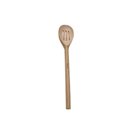 French Slotted Wood Spoon 12"