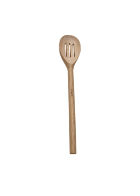 French Slotted Wood Spoon 12"