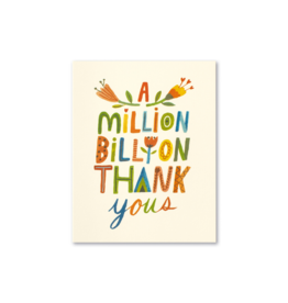 A Million Billion Thank Yous Card