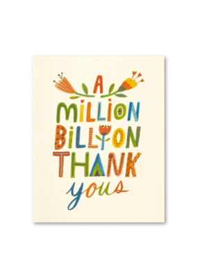 A Million Billion Thank Yous Card