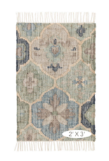 Dash & Albert Dash & Albert Jute Pali Blue Rug 2' x 3'