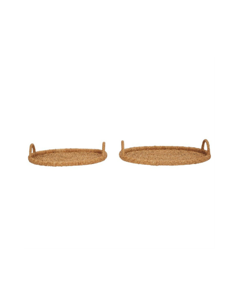 Newport Oval Jute Tray | Medium