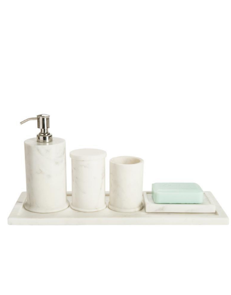 LAST ONE - Marble Cotton Holder