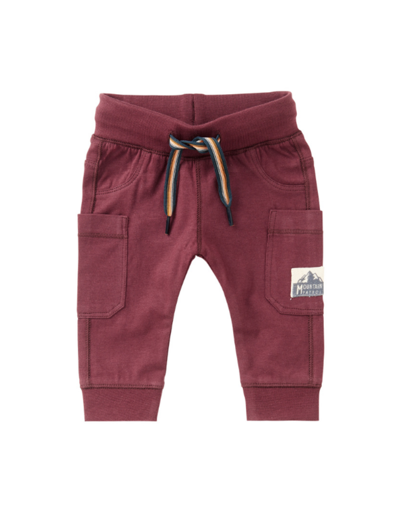 baby red trousers
