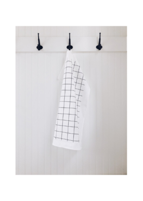 Ten & Co. Ten & Co. Tea Towel Black & White Grid