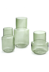 Vienna Dark Green Glass Vases